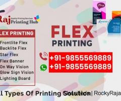 Raj Printing Hub | FLEX PRINTING ACRYLIC BOARD, FLEX BOARD